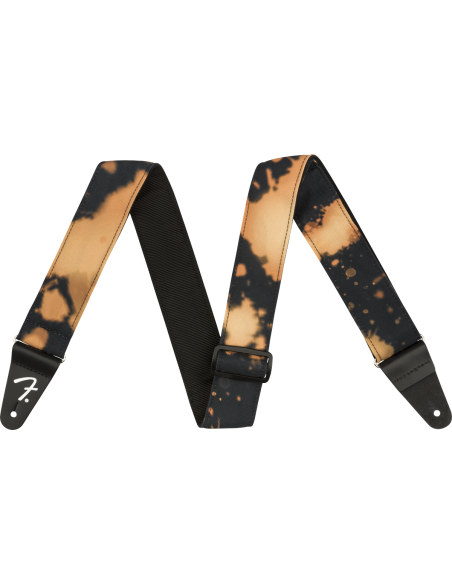 FENDER STRAP TYE DYE ACID WASH BLACK