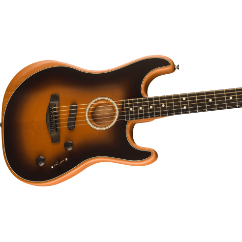 FENDER LTD ACOUSTASONIC STRAT 2 COLOR SUNB. W/BAG
