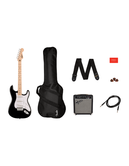 SQUIER SONIC STRAT PACK BLACK