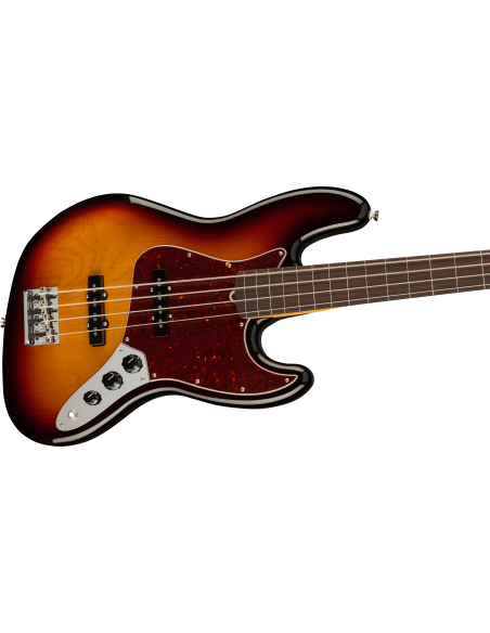 FENDER AM PRO II J BASS FRETLESS RW 3TSB