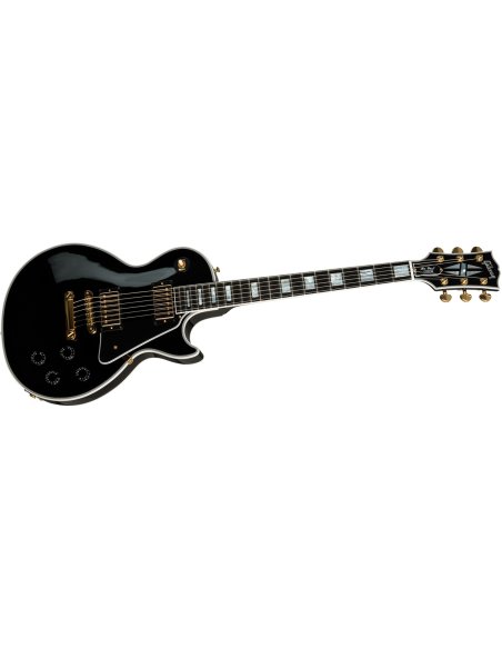 GIBSON LES PAUL CUSTOM EBONY W/EBONY BOARD