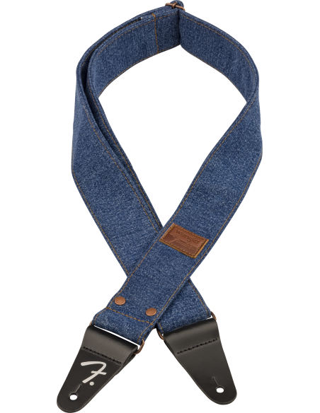 FENDER STRAP X WRANGLER WASHED INDIGO