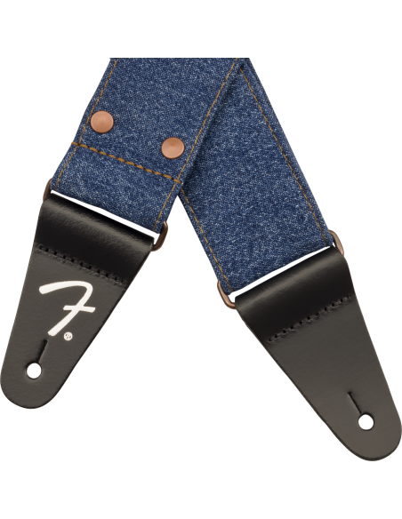 FENDER STRAP X WRANGLER WASHED INDIGO