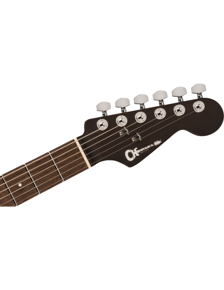 CHARVEL MJ DK24 HSH ANTIQUE BURST W/CASE