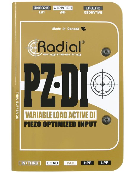 RADIAL PZ-DI DI BOX OTTIMIZZATA PER SEGNALI PIEZO ELETTRICI