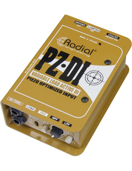 RADIAL PZ-DI DI BOX OTTIMIZZATA PER SEGNALI PIEZO ELETTRICI