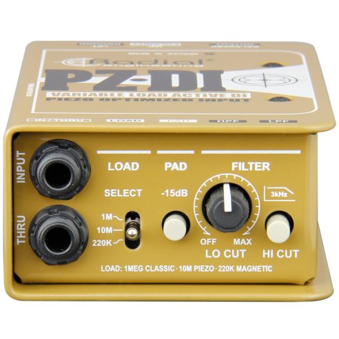 RADIAL PZ-DI DI BOX OTTIMIZZATA PER SEGNALI PIEZO ELETTRICI
