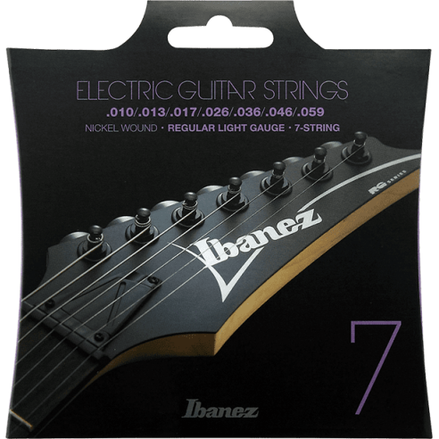 IBANEZ IEGS71 7 STRINGS 10-59 ELECTRIC NICKEL