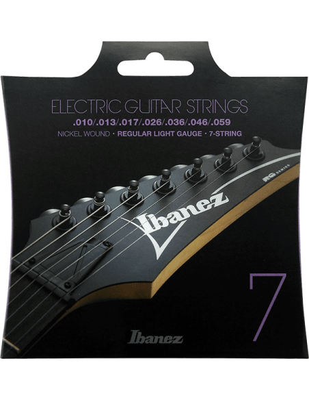 IBANEZ IEGS71 7 STRINGS 10-59 ELECTRIC NICKEL