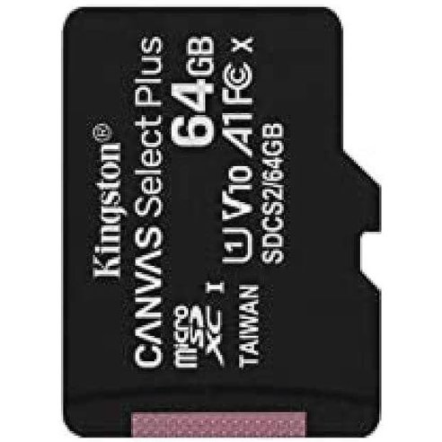KINGSTON MICROSD 64GB SDSC2 CON ADATTATORE SD