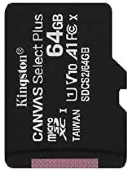 KINGSTON MICROSD 64GB SDSC2 CON ADATTATORE SD