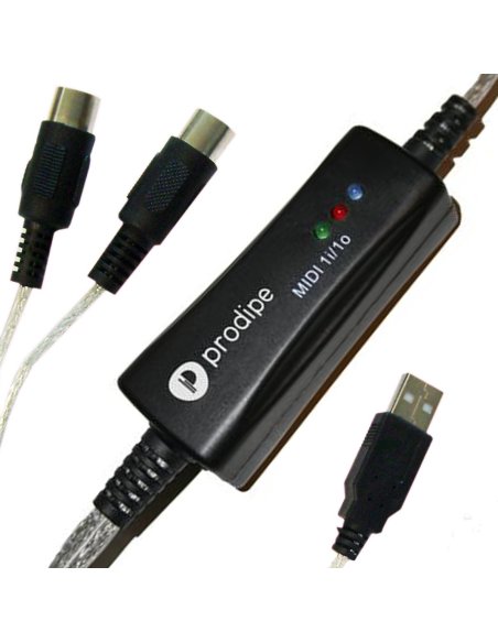 PRODIPE 1i1o MIDI USB INTERFACE