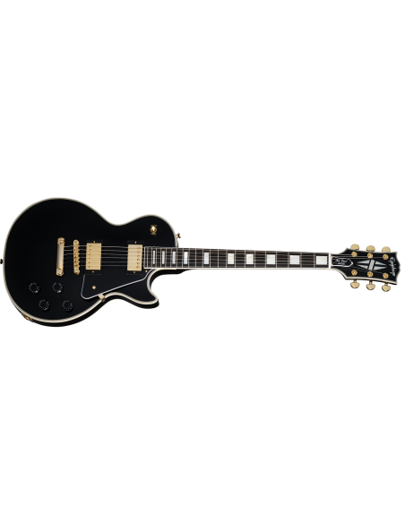 EPIPHONE LES PAUL CUSTOM EBONY + CASE