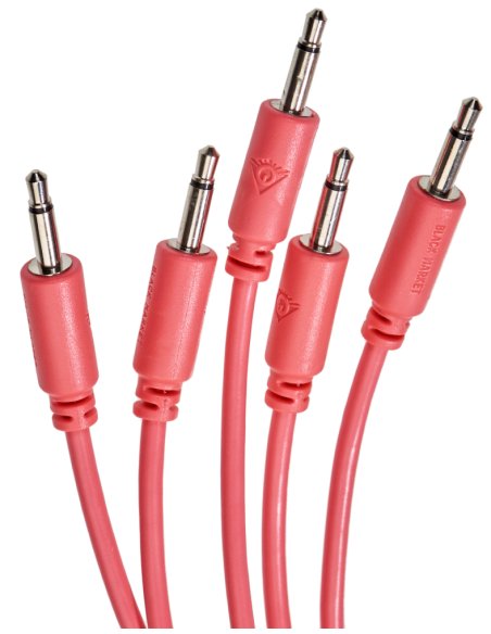 BLACK MARKET MODULAR PATCH CABLE 75 CM. 5-PACK PEACH