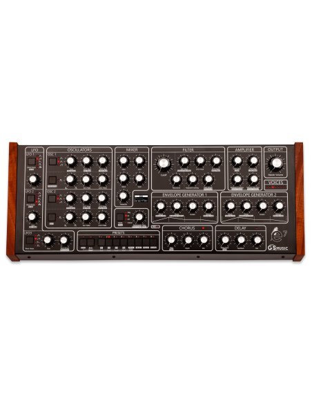 GS E7 ANALOG POLYPHONIC SYNTH BLACK