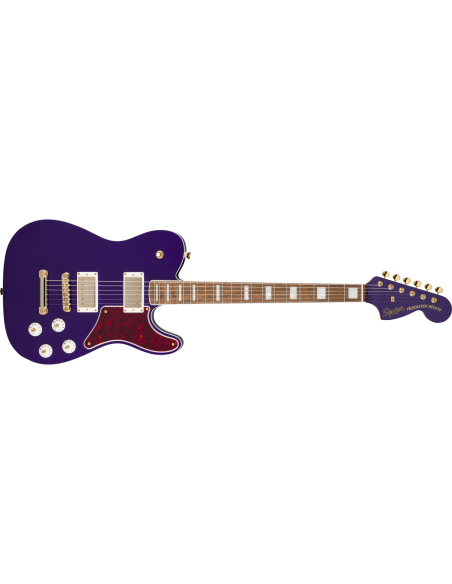 SQUIER PARANORMAL TROUBLEMAKER LTD TELE DLX PURPLE METALLIC