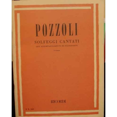 POZZOLI SOLFEGGI PARLATI CANTATI APPENDICE 1° CORSO