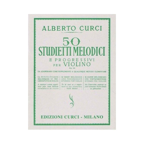 CURCI 50 STUDIETTI MELODICI PROGRESSIVI