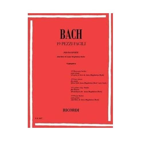 BACH 19 PEZZI FACILI PER PIANOFORTE