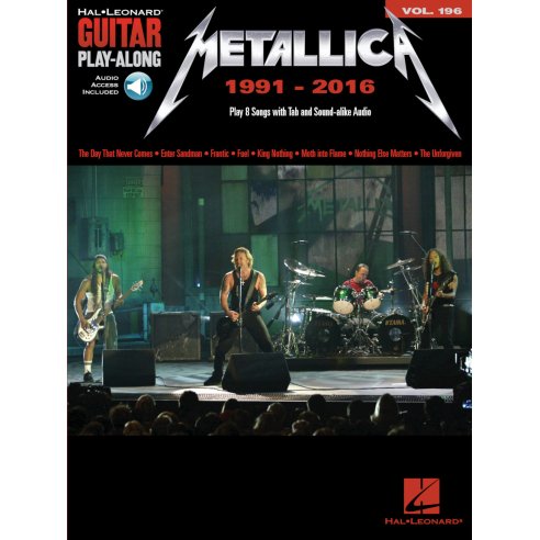 GUITAR PLAY ALONG VOLUME 196: METALLICA + AOL