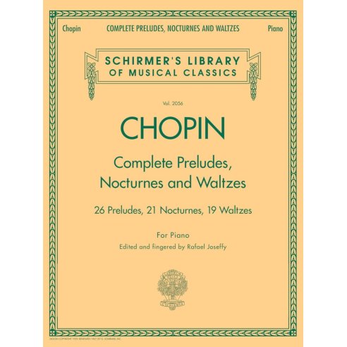 CHOPIN COMPLETE PRELUDES, NOCTURNES AND WALTZES