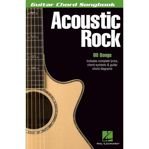 AAVV ACOUSTIC ROCK GUITAR CHORD SONGBOOK - 80 BRANI