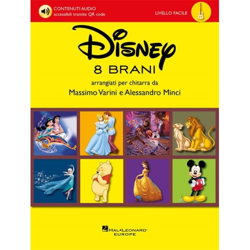 DISNEY 8 BRANI ARRANGIATI PER CHITARRA - VARINI/MINCI
