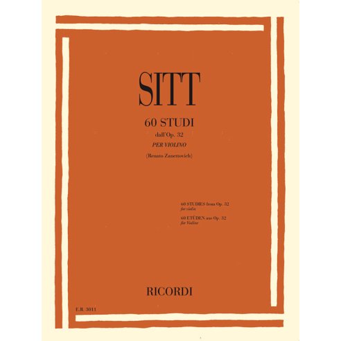 SITT 60 STUDI OP. 32 PER VIOLINO