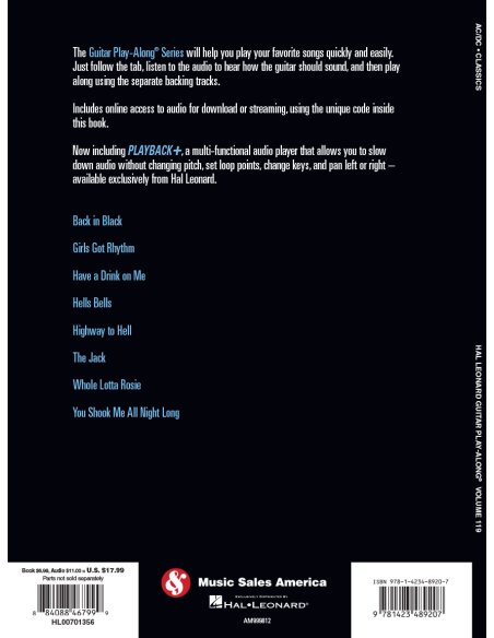 AC/DC THE DEFINITIVE SONGBOOK - UPDATED EDITION