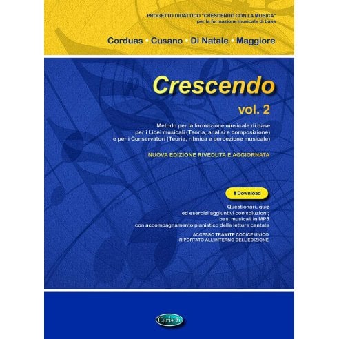 CORDUAS/CUSANO/MAGGIORE CRESCENDO V.2 NUOVA EDIZIONE