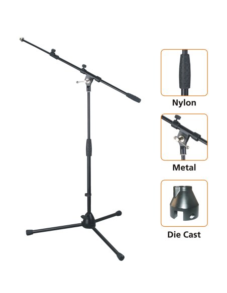 MP GEAR MS014 ASTA MICROFONICA GIRAFFA NANA TELESCOPICA