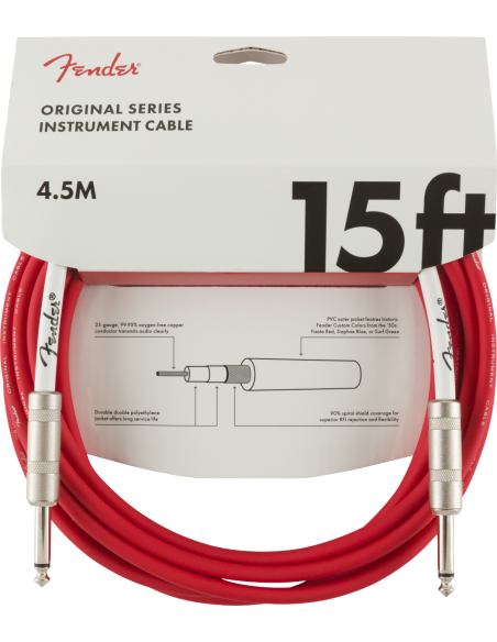 FENDER CABLE ORIGINAL 15' FRD