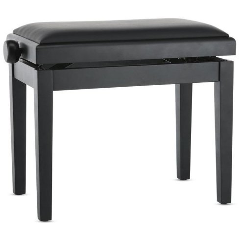 GEWA PANCA PIANOFORTE DELUXE NERO SATINATO/NERO VINILE