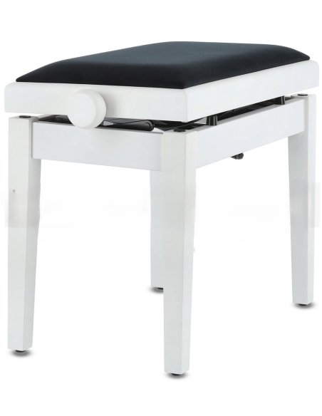 GEWA PANCA PIANOFORTE DELUXE BIANCA SATINATA/BIANCO VINILE