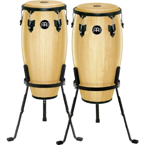 MEINL HC512NT CONGAS SET 11 + 12 + SUPPORTO NATURAL