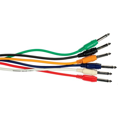 YELLOW CABLE P060-6 SET 6 CAVI PATCH 60 CM.