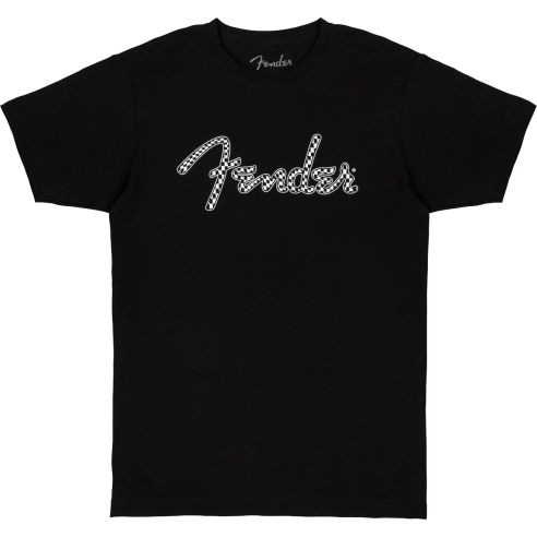 FENDER WAVY CHECKER LOGO MEDIUM