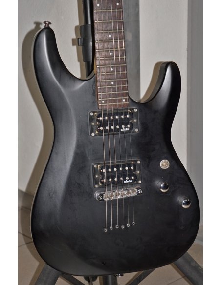 SCHECTER C6 DELUXE SATIN BLACK