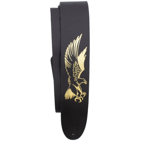 PERRI'S STRAP P25E-106 LEATHER EMBOSSED GOLD EAGLE