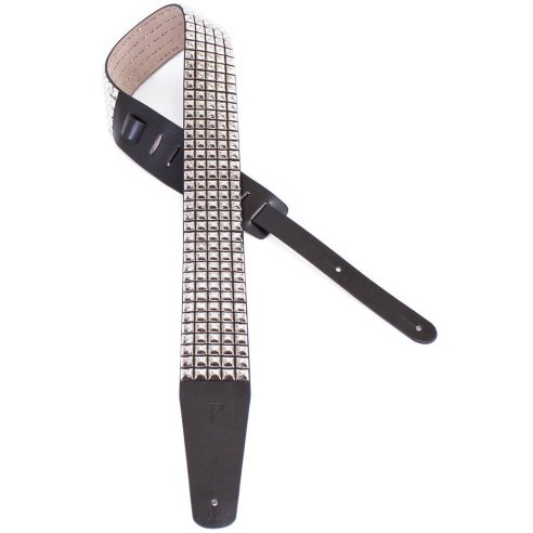 PERRI'S STRAP P25STUD-7113 LEATHER STUDDED SILVER