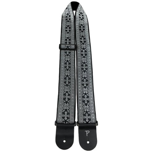 PERRI'S STRAP TWS-6548 SILVER CROSS JACQUARD