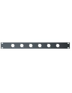 QUIK LOK RS290 PANNELLO 1U 6 FORI  PER XLR