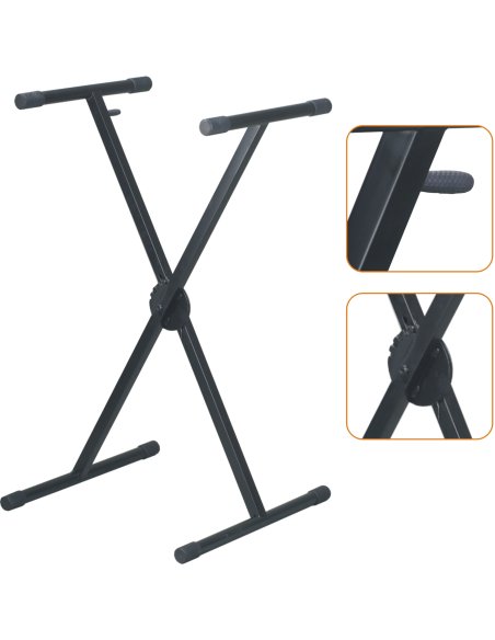MP GEAR KS011 SUPPORTO PER TASTIERA A X CON APERTURA RAPIDA
