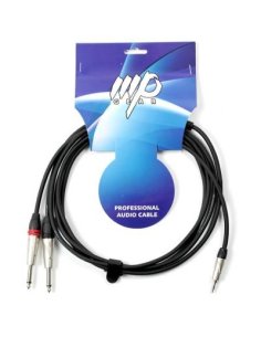 MP GEAR PY006/2M CAVO MINI JACK STEREO - 2 JACK MASCHI 2MT