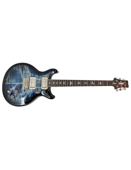 PRS SANTANA RETRO FADED WHALE BLUE WRAPAROUND SMOKEBURST