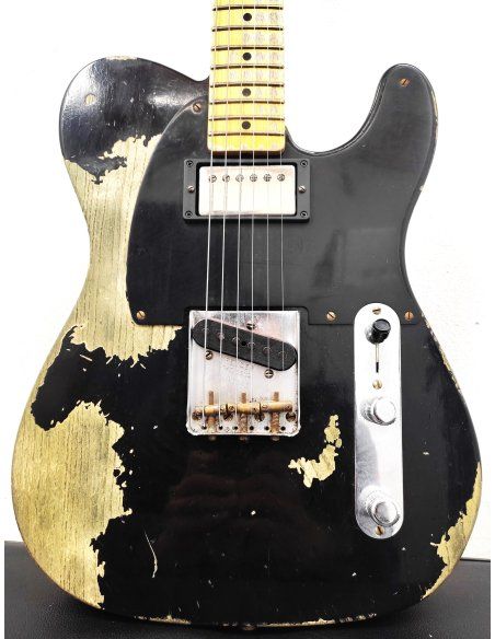 FENDER '51 TELE SUPER HEAVY RELIC AGED BLACK SH LTD