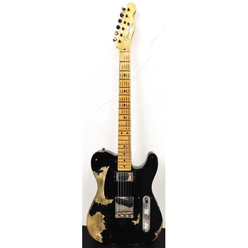 FENDER '51 TELE SUPER HEAVY RELIC AGED BLACK SH LTD