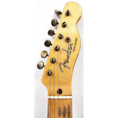 FENDER '51 TELE SUPER HEAVY RELIC AGED BLACK SH...