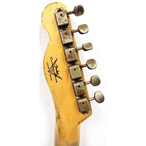 FENDER '51 TELE SUPER HEAVY RELIC AGED BLACK SH...