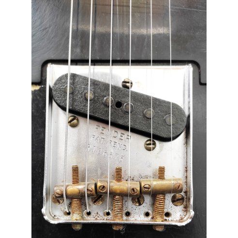 FENDER '51 TELE SUPER HEAVY RELIC AGED BLACK SH...
